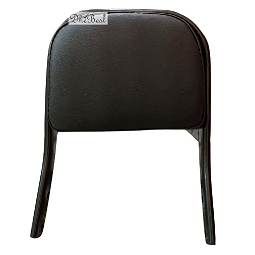 Dhe Best Bike Backrest Rear Passenger Back Rest Black Cushion Black Bar Compatible with Bajaj Avenger 150 Street - Image 3