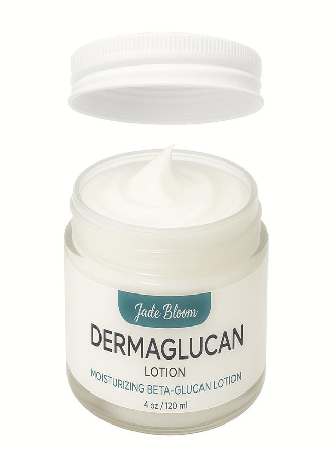 Jade Bloom Dermaglucan Beta Glucan Cream Lotion Moisturizer Skincare | Daily Hydrating Face & Body Hydration, (4oz) - Image 1