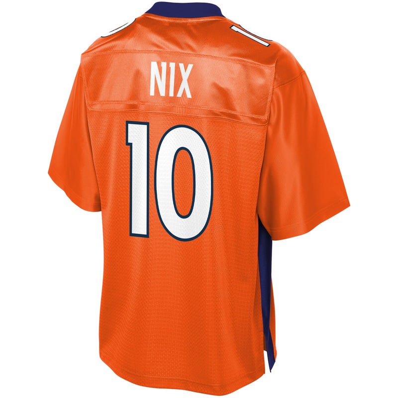 NFL PRO LINE Men's Bo Nix Denver Broncos Orange Pro Line Jersey - Image 3