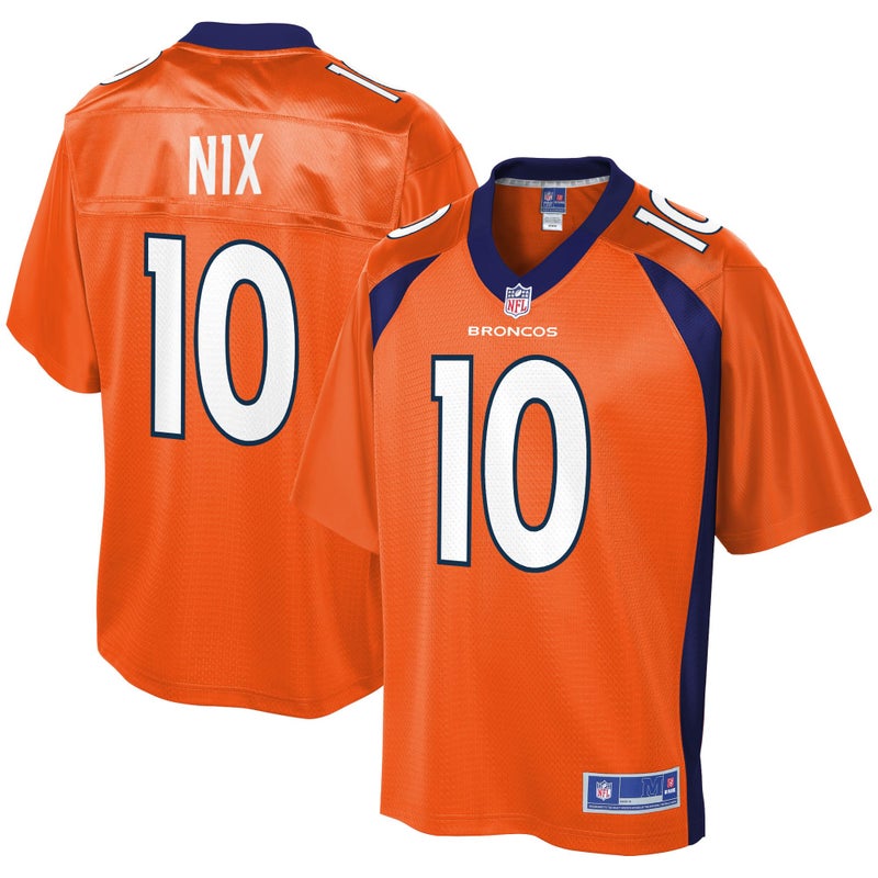 NFL PRO LINE Men's Bo Nix Denver Broncos Orange Pro Line Jersey - Image 1
