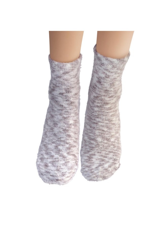Earth Therapeutics - Earth Therapeutics Aloe Socks - Infused w/Aloe Vera & Vitamin E - Helps Dry Feet, Cracked Heels, Calluses - Use with Lotion - Grey/Confetti (2 Pairs) - Image 1
