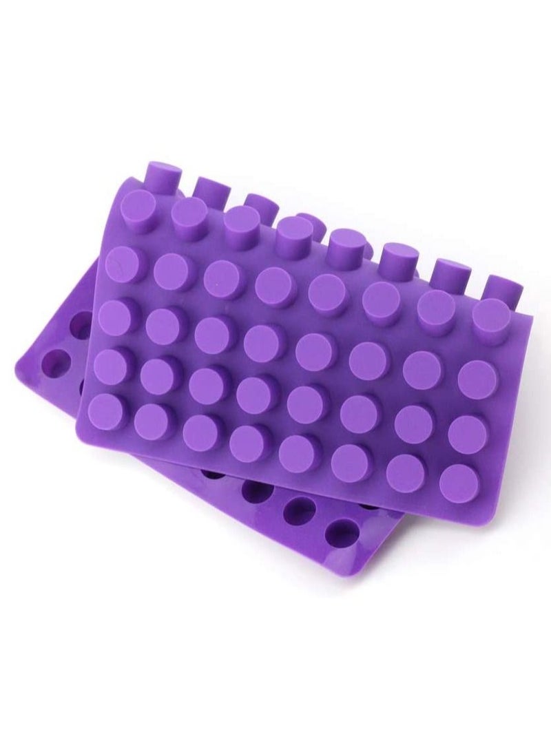 DubaiGallery Baking Supplies 88 Cavities Mini Round Small Cheesecake Banking Silicone Molds for Chocolate Clover Jelly Candy Ice Mold - Image 4