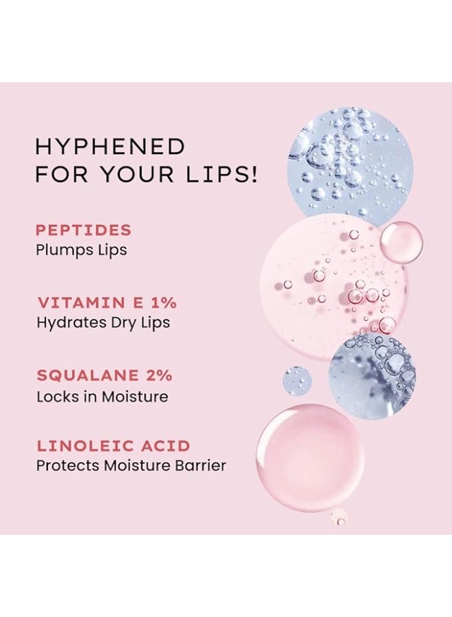 Hyphen Tinted Lip Balm - Hazel | 1% Vitamin E, 2% Squalane & Peptides | Brightening Lip Balm for Dark Lips | 24h Moisturization & Hydration for Dry & Chapped Lips - 10 g, Brown - Image 3