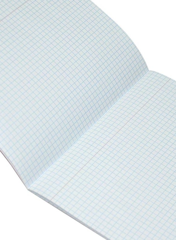 FIS Exercise Books 5 Mm Square With Left Margin, 60 Pages, Pack Of 12 Pieces, 16.5 X 21 Cm Size - FSEBSQ05060N - Image 2