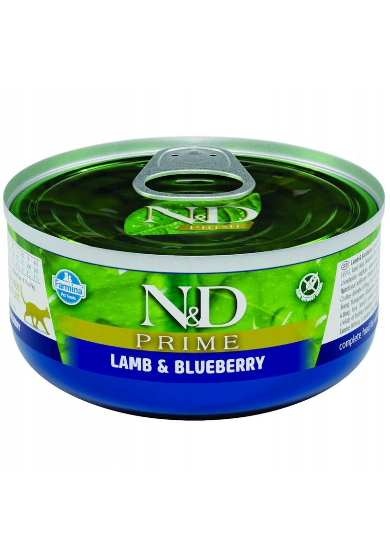 Farmina Lamb & Blueberry Adult Cat Wet Food 12x70g 