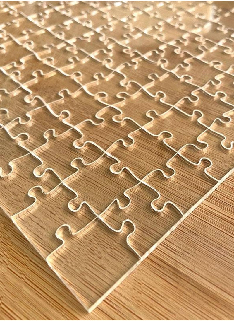 Generic - Transparent Puzzle Game Impossible Puzzle! Transparent Puzzle, Jigsaw Puzzle, Transparent Puzzle. Transparent Acrylic Puzzle. Crazy Puzzle - Image 1