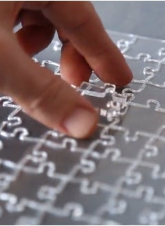 Transparent Puzzle Game Impossible Puzzle! Transparent Puzzle, Jigsaw Puzzle, Transparent Puzzle. Transparent Acrylic Puzzle. Crazy Puzzle