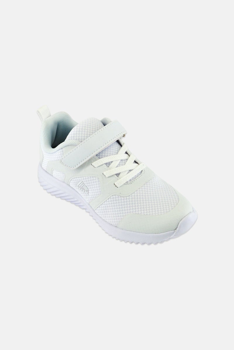 RBX Kids Girl Velcro Closure Shoes, White - Image 1