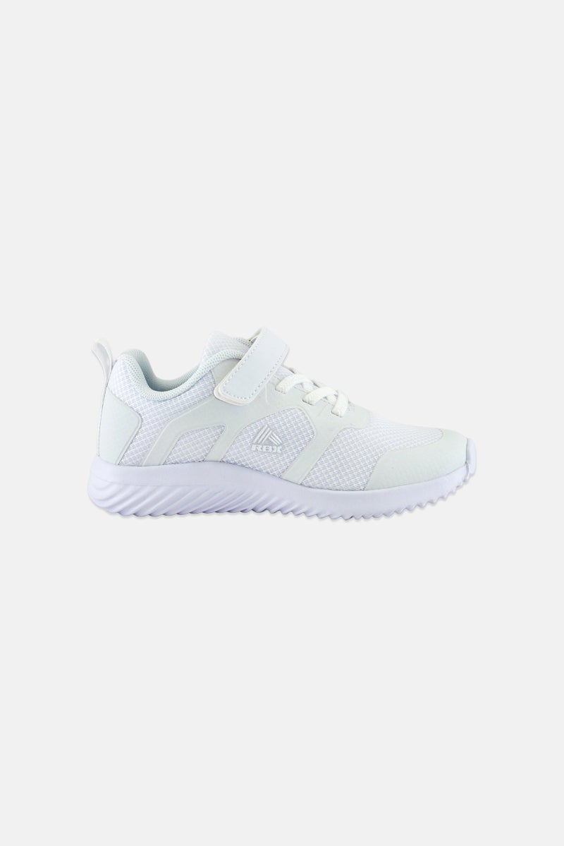 RBX Kids Girl Velcro Closure Shoes, White - Image 3