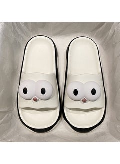 2024 Novelty Frog Slippers for Women Summer Home Bath Wear White big eyes [advanced EVA material]]