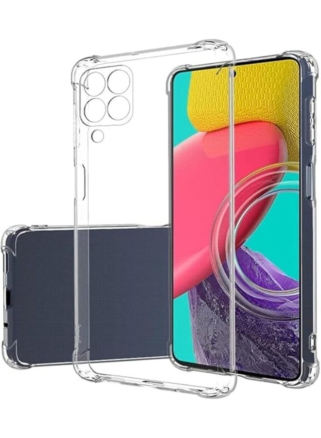 Samsung M33 5G Premium Clear TPU Case - Slim Protective Cover with Reinforced Shock-Resistant Corners Clear - Image 1