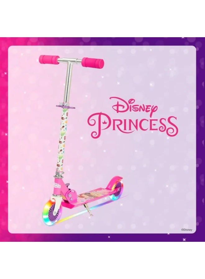 سبارتان سكوتر SPARTAN Princess بعجلتين مع ضوء LED باللون الوردي - Image 4