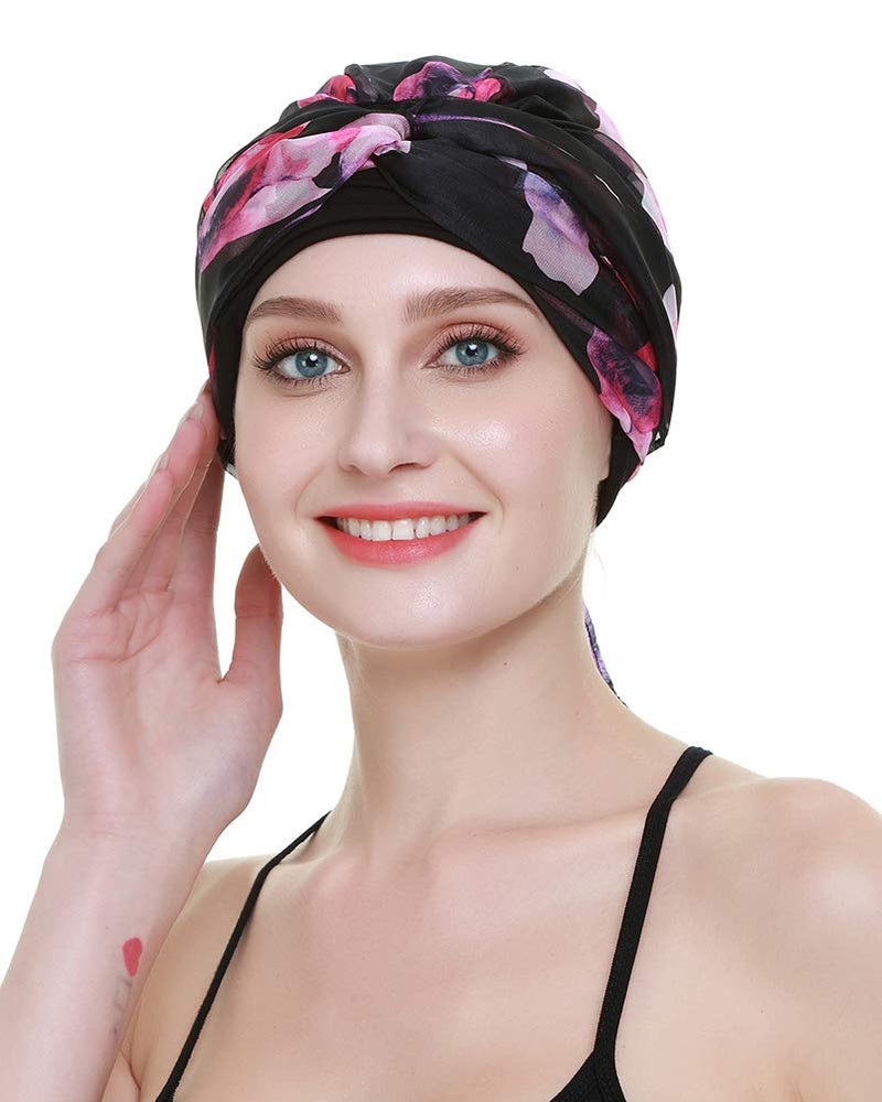 FocusCare Breast Cancer Turbans for Women Headwrap Scarves Chemotherapy Hats Chemo Headwear - Image 5