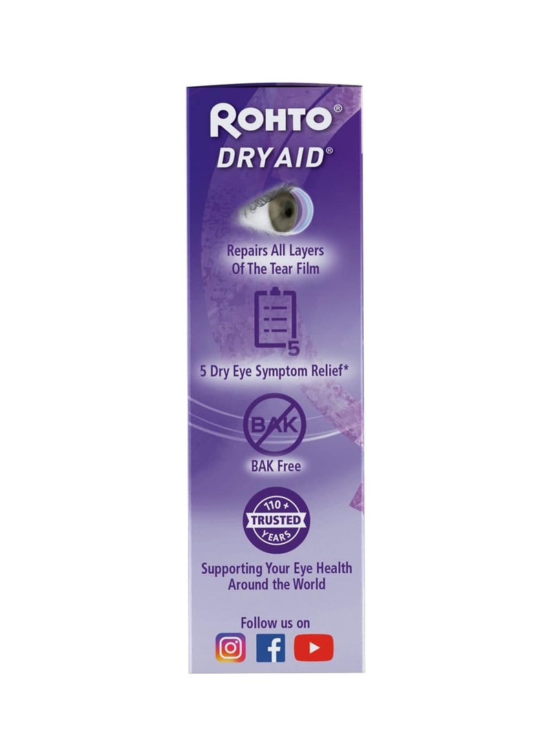 Rohto Eye Drops - Dry Aid Intensive Dry Eye Relief  - Image 4