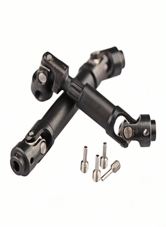 Aimrock 1-Set Steel RC Drive Shafts Upgrades for 1/30 Axial SCX30 RC Crawler (Black) - Image 1