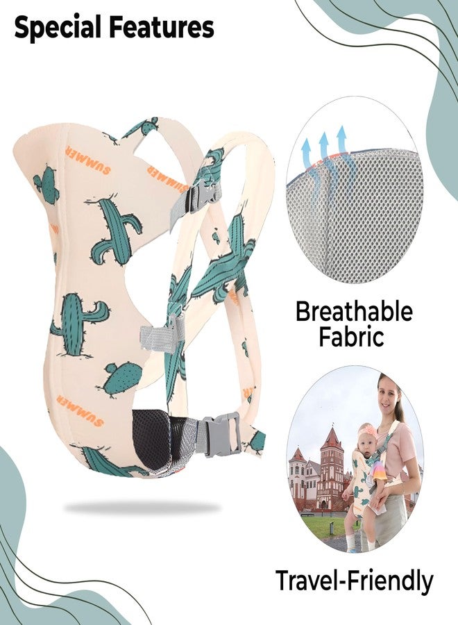 Bembika Baby Carrier Newborn to Toddler with Multiple Positions Infant Carrier Soft Baby Holder Kangaroo Bag Sling Carrier All Seasons - Cactus - Image 5