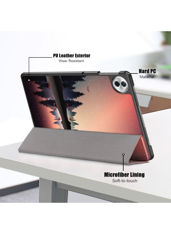 Tablet Case For Honor Pad 10 12.1 Inch 2025 Multi-Viewing Angles All New PU Leather Smart Cover with Auto Sleep Wake Feature Slim Flip Shell Case for Honor Pad 10 12.1" Accessories (Dusk) - Image 5