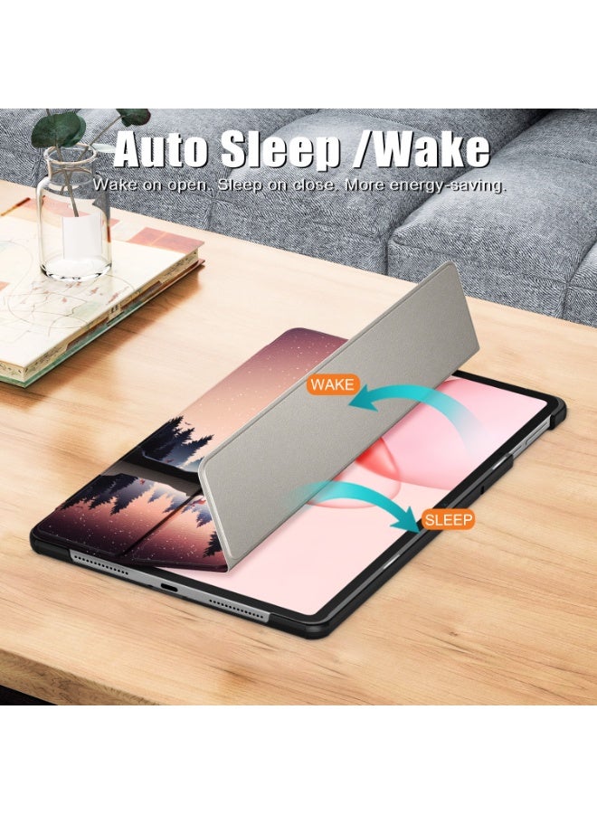 Tablet Case For Honor Pad 10 12.1 Inch 2025 Multi-Viewing Angles All New PU Leather Smart Cover with Auto Sleep Wake Feature Slim Flip Shell Case for Honor Pad 10 12.1" Accessories (Dusk) - Image 3