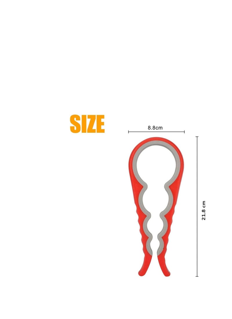 MARKQ - Jar Opener, 4 in 1 Multi Function Bottle Can Opener for Weak Hands Arthritis Hands Elderly and Children, Lid Opener - Image 1