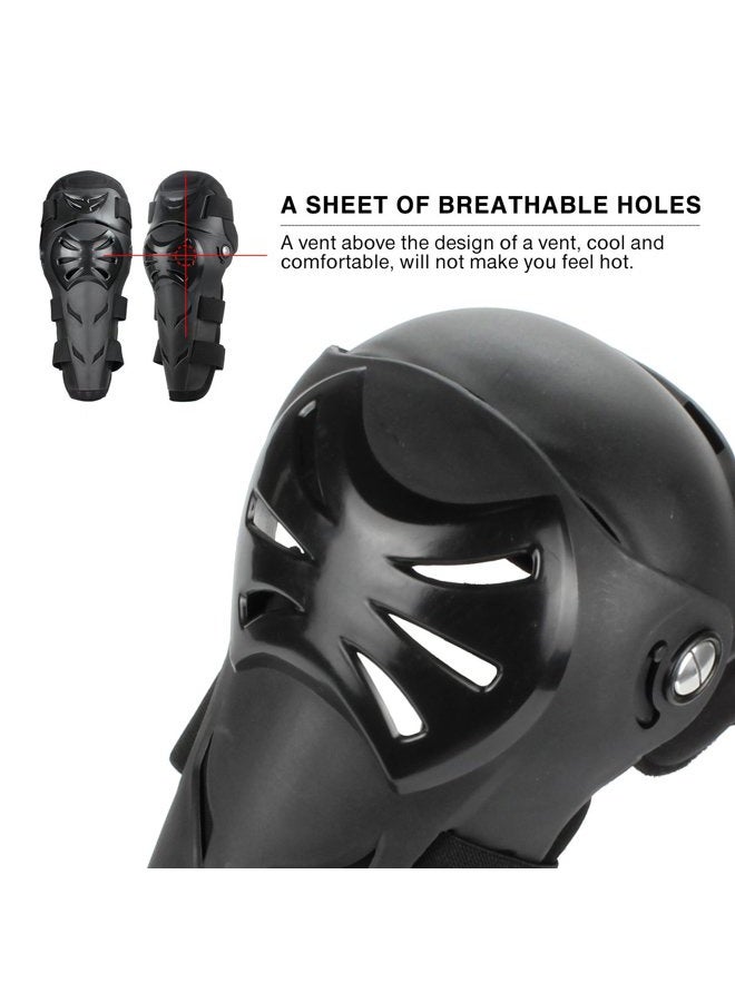 GES 4Pcs Motorcycle Knee Elbow Protector Motocross Racing Knee Shin Guard Pads Protective Gear for Adults - Image 5