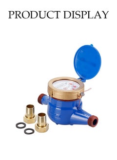 DUNISO Water Flow Meter, Tap Water Meter, With Accessories, Rust Proof, High-Precision,Equipped With a Protective Cover， Suitable For Garden Hose, Rv, Lawn, Nozzle Spray  - Image 5