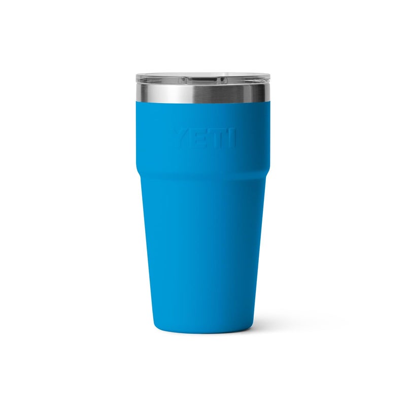 YETI Rambler 20 oz Stackable Tumbler, Stainless Steel, Vacuum Insulated with MagSlider Lid, Big Wave Blue - Image 5