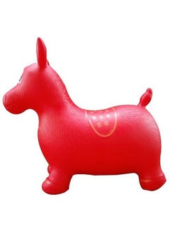 Dream Zone Inflatable Jumping And Riding Horse Bouncing Hopper Animal Toy For Kids 60x50x28cm  - Image 2