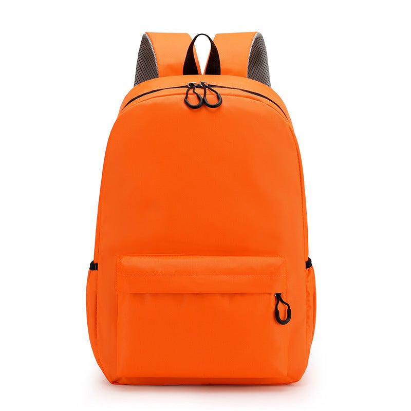 Custom Logo Kids Backpack for Grades 1-6 Orange 