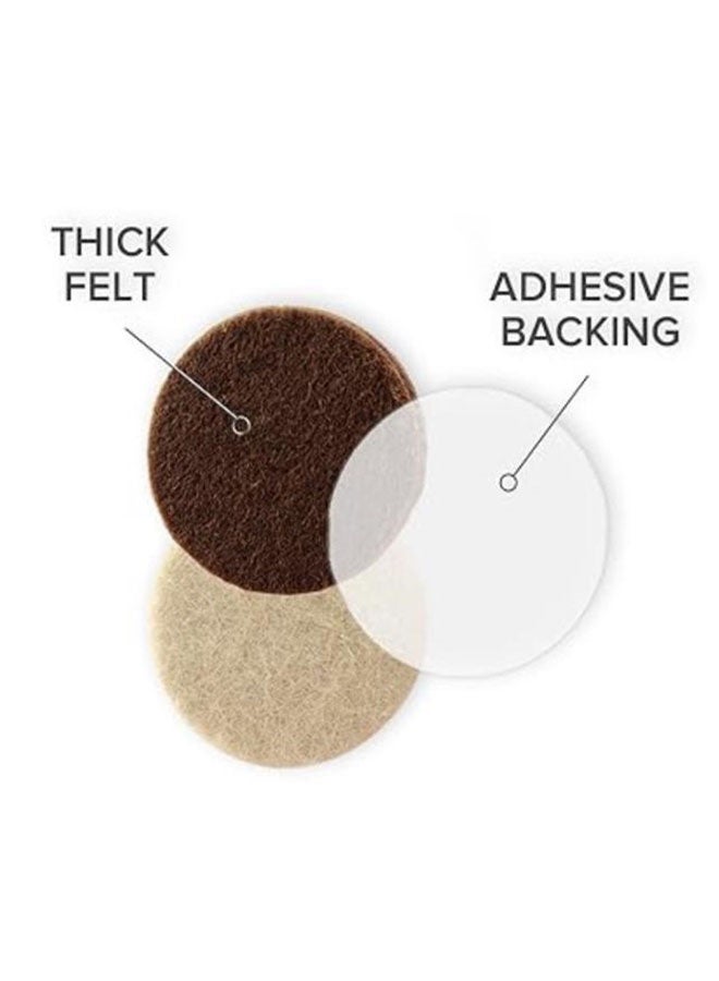 HOMESTAR 133 Pcs Felt Furniture Pads, Self Adhesive Furniture Pads, Premium Felt Pads for Furniture Legs, Scratch Resistant Wood Floor Protectors for Hardwood and Laminate - Image 3