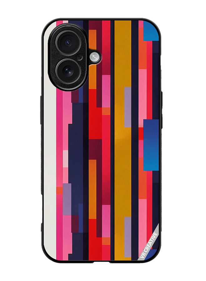 VR CREATIVE Protective Case Cover For Apple iPhone 17 Abstract Pattern 3D Design Multicolour