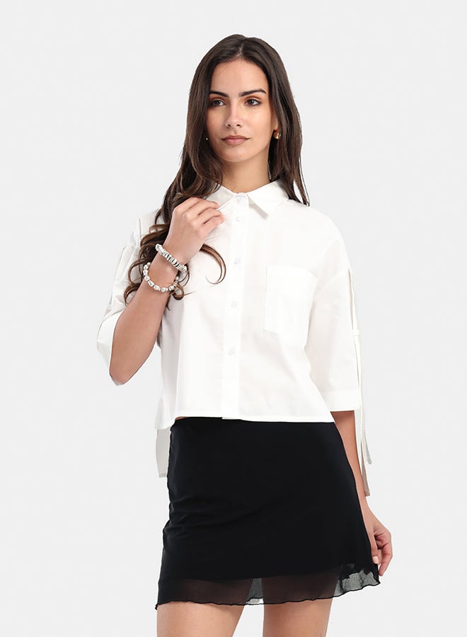 Carina Classic Cotton Shirt - Image 1