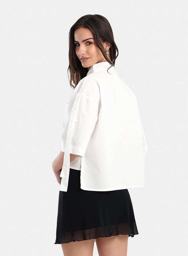 Carina Classic Cotton Shirt - Image 3