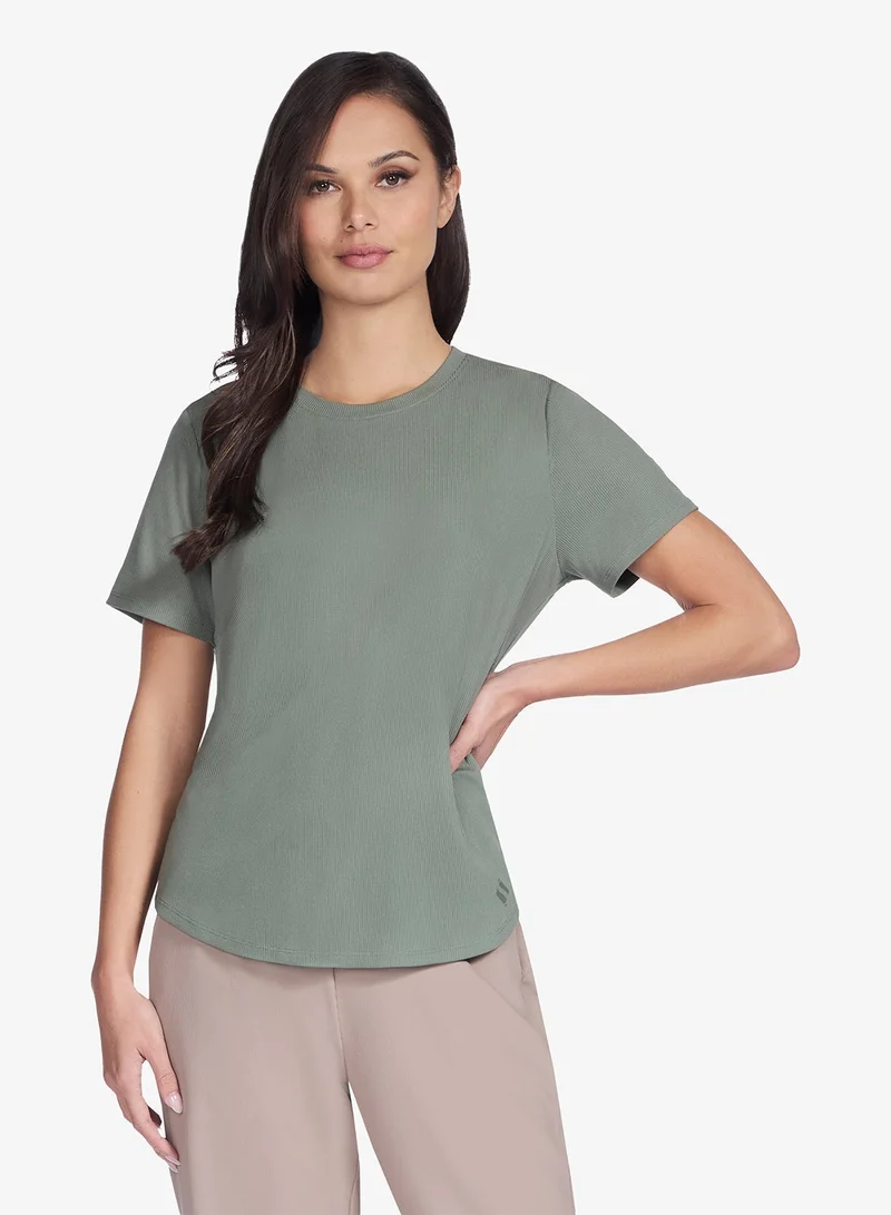 SKECHERS Gowalk Luxe Ribbed T-Shirt