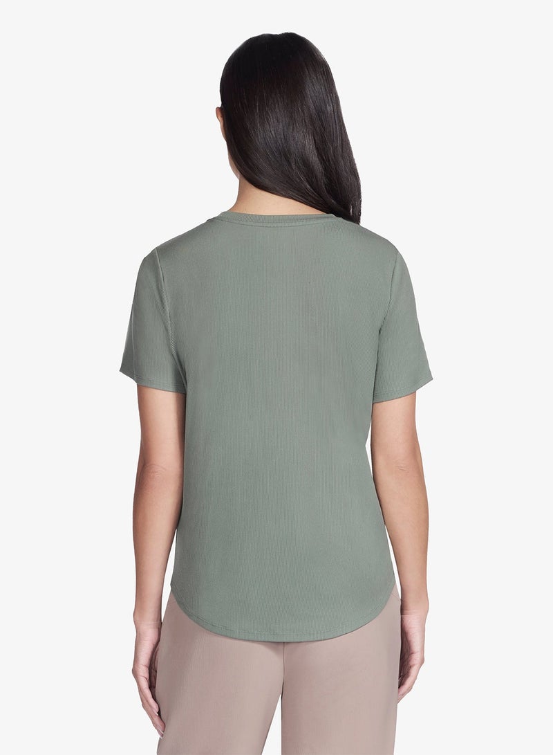 SKECHERS Gowalk Luxe Ribbed T-Shirt - Image 2