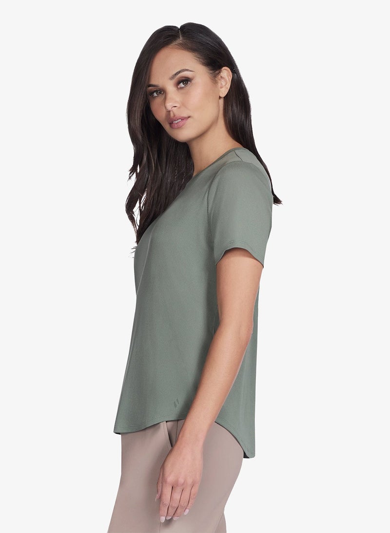 SKECHERS Gowalk Luxe Ribbed T-Shirt - Image 3