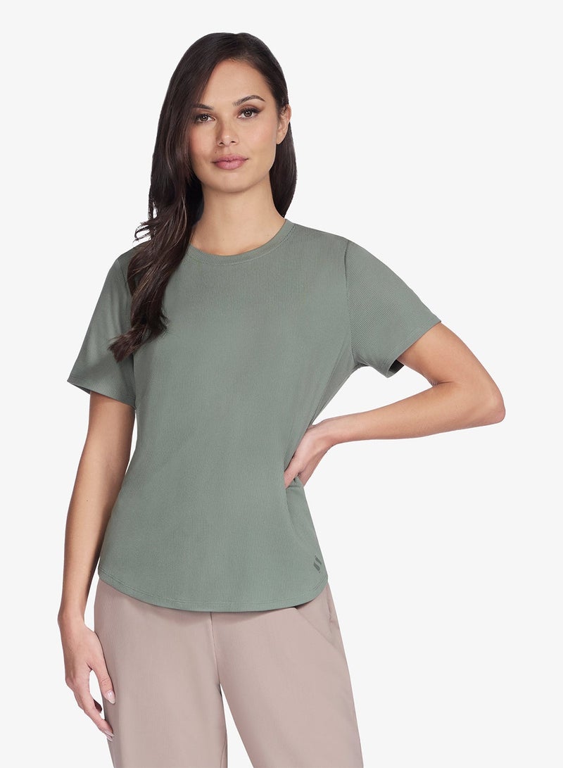 SKECHERS Gowalk Luxe Ribbed T-Shirt - Image 1