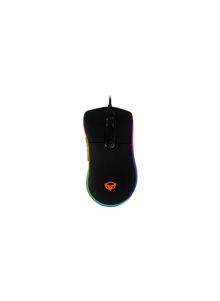 Generic Meetion MT-GM20 Chromatic Wired Gaming Mouse - Black 