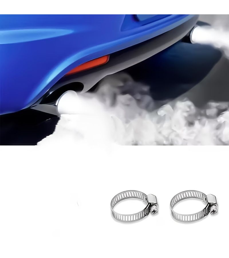 1 Set Stainless Steel Exhaust Pipe Tube Elbow Connector With 2 Clamps For Diesel Air Parking Heater Car Camper Caravan Truck Automotive Vent - Image 5