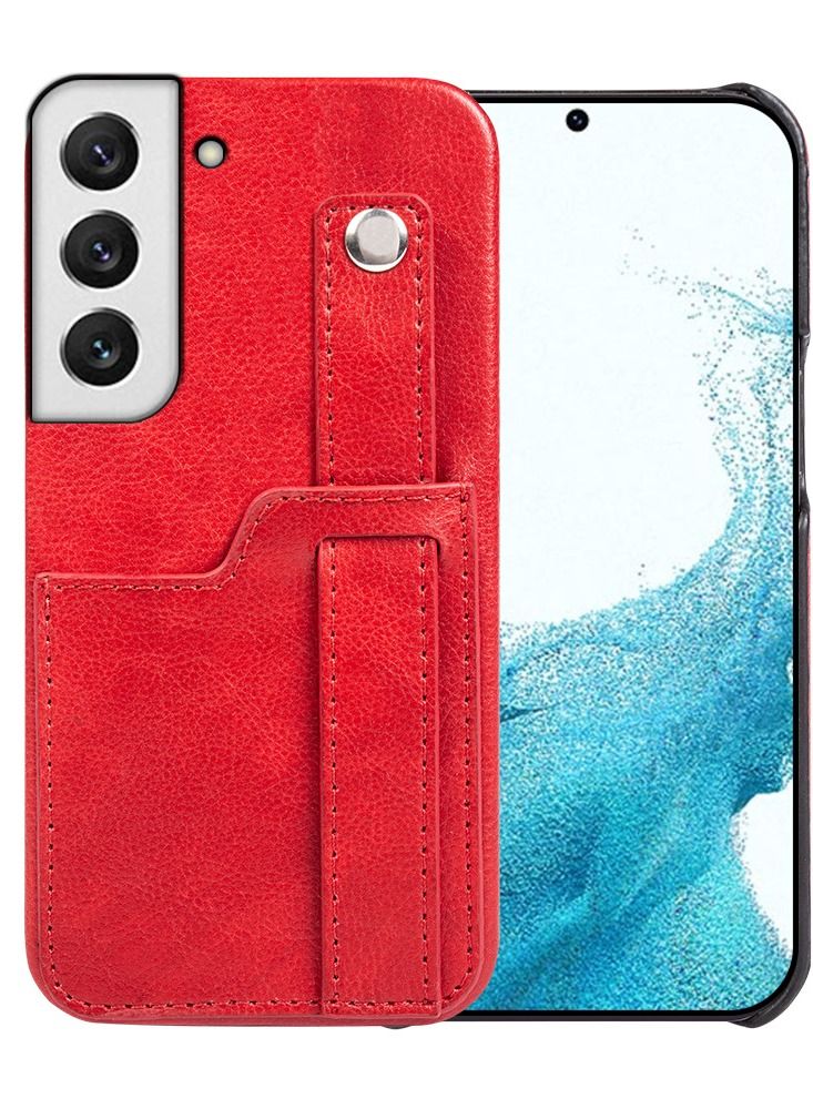 Loquat Suitable For Samsung Tie Bracket Prevent Drop Wallet  Leather Case 