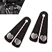 Zosgrew 2 PCS Car Seat Headrest Hook Suede Cute Heart Shape Metal Double Head Purse Hook Universal Automotive Seat Back Storage Hanger Car Accessories for Women Black - Image 2