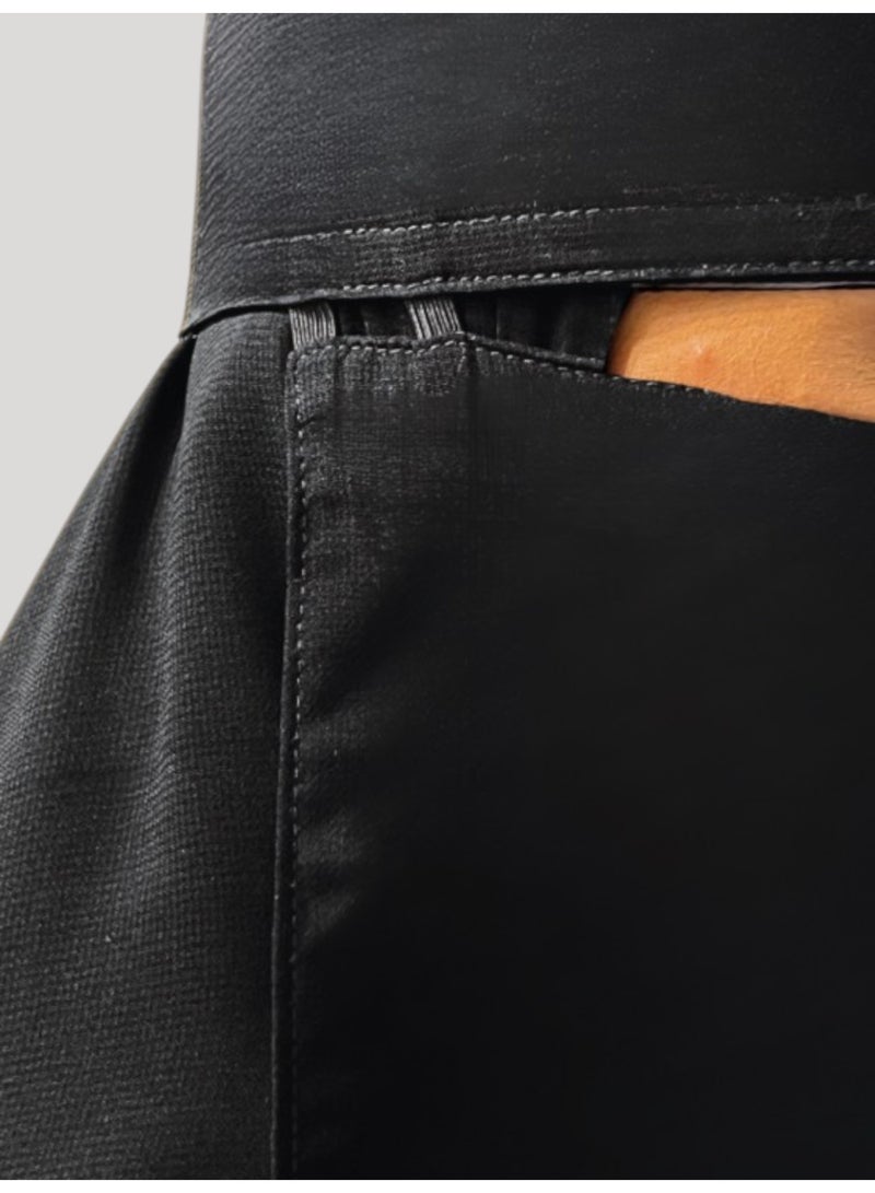 BHNS 2 9" Straight Elastic Reinforced Middle Niqabs - Women's Nameless Niqab with Soft, High-Quality Fabric, Comfortable and Light on Skin, Slip-Resistant, Washable, Perfect for Everyday and Occasion Use - Image 4