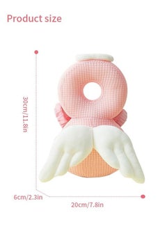bbet Baby Head Protector Baby Backpack Pillow For Baby Head Safety Baby Head Protection Pillow Pad Toddler Headrest Pillow Baby Neck Wings Nursing Drop Resistance Cushion Baby Toy Pillow Baby Fall Protection  - Image 3