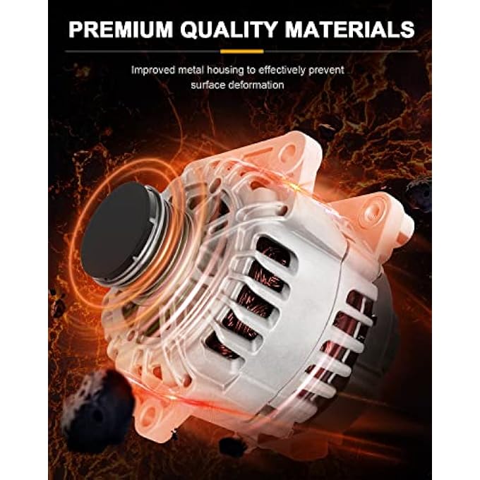 ROADFAR New Alternator Replacement for 2007-2013 for Nissan Altima 2010-2014 for Nissan Rogue 2007-2012 for Nissan Sentra 11258 - Image 2