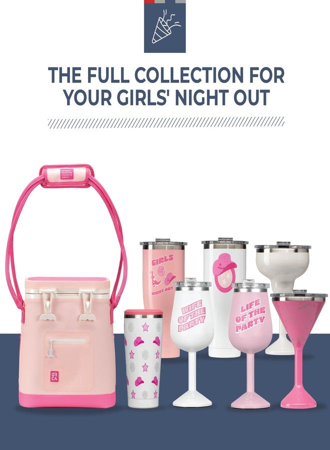 ORCA Vino Wine Insulated Stainless Steel 15 oz Cup | White or Red Wine Glass with Lid for Bridesmaids, Tumbler Style Mug, Bachelorette Party Favor Keeps Drinks Ice Cold or Hot - Life of the Party - Image 5