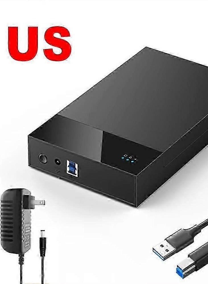 2.5/3.5 Inch External Hard Drive Enclosure – USB 3.0 to SATA HDD Case, Supports Up to 20TB, 450MB/s Transfer Speed for Desktop PC & Laptop  - Image 1