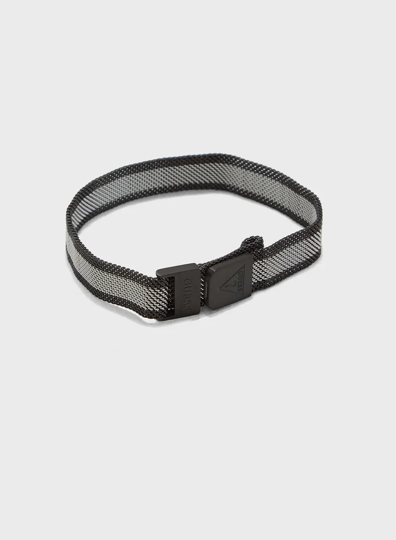 GUESS Stripe Mesh Bracelet