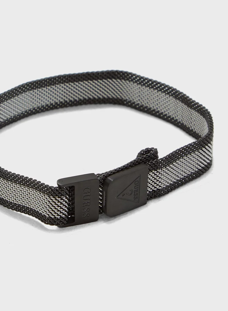 GUESS Stripe Mesh Bracelet