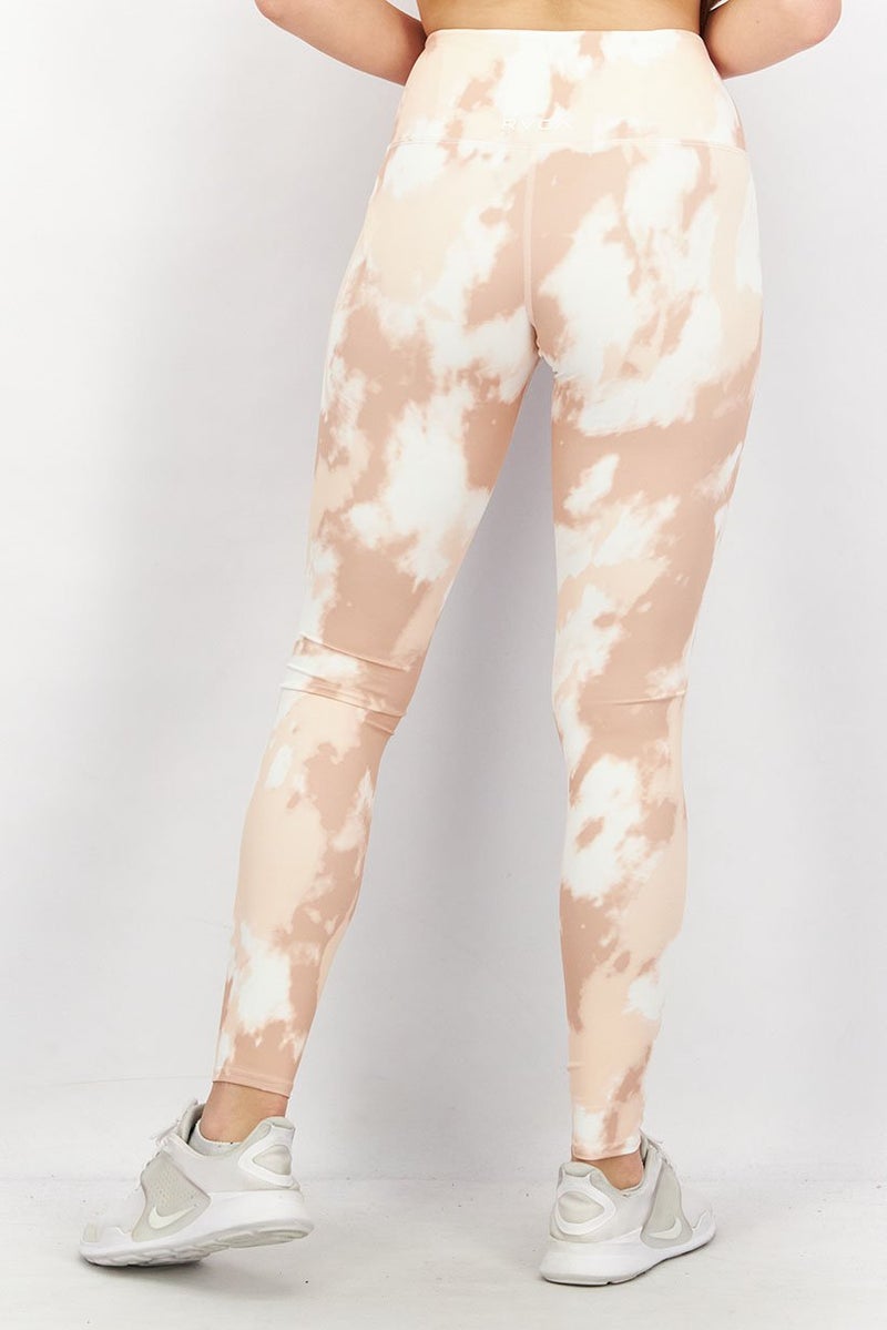 rvca Women Regular Fit Tie Dye Training Legging, Multicolor - Image 3