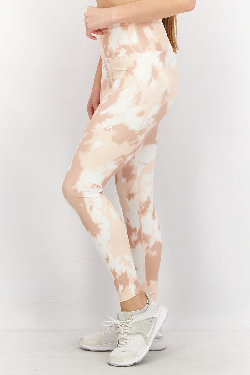 rvca Women Regular Fit Tie Dye Training Legging, Multicolor - Image 2