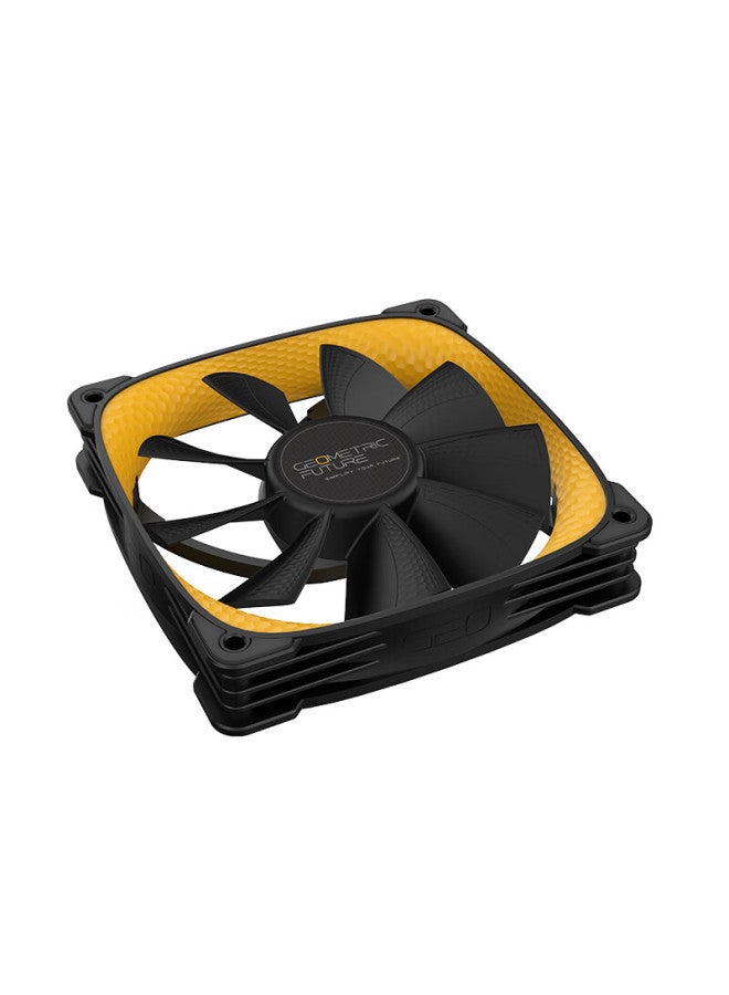 Geometricfuture Case Fan, Longshen 2505y, 12cm Pwm/non-light/argb Non-forward Fan, Pack Of Three - Image 5